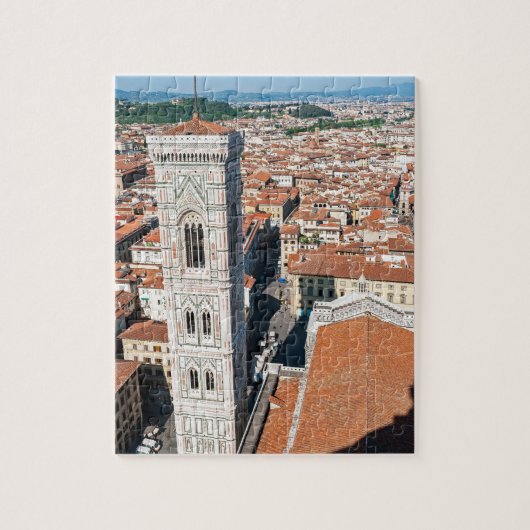 Campanile Giotto - Florence, Toscane, Italië Legpuzzel (Verticaal)