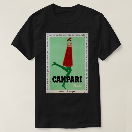 Campari - Afdrukken T-shirt (Design voorkant)