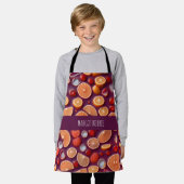 Campari Soda Citrus geometrisch patroon Schort (Gedragen)