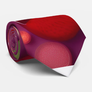 Campari Soda Grapefruit kleurrijk patroon Stropdas