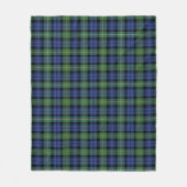 Campbell Argyll Ancient Plaid Fleece Deken (Voorkant)