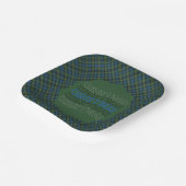 Campbell Argyll Ancient Scottish Tartan Christmas  Papieren Bordje (Gebogen)