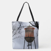 Campbell CA Water Tower geborsteld Polyester Tas (Achterkant)
