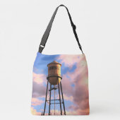 Campbell CA Water Tower geborsteld Polyester Tas (Achterkant)