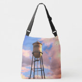 Campbell CA Water Tower geborsteld Polyester Tas (Voorkant)