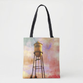 Campbell CA Water Tower geborsteld Polyester Tas (Voorkant)