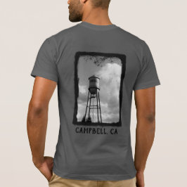 Campbell CA Water Tower Mannen T-Shirt