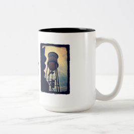 Campbell CA Water Tower Two Tone Mok