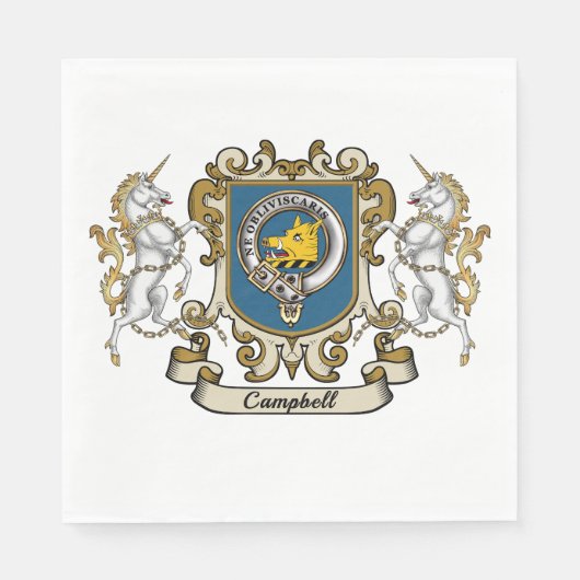 Campbell Clan Badge Servet (Voorkant)