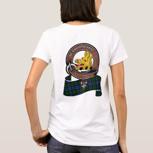 Campbell Clan Badge T-shirt (Achterkant)