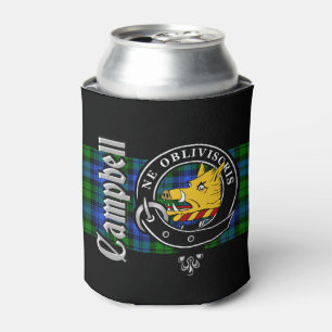 Campbell Clan Badge & Tartan Blikjeskoeler