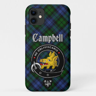Campbell Clan Badge & Tartan Telefoon Case