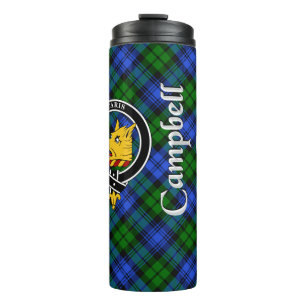 Campbell Clan Badge & Tartan Thermosbeker