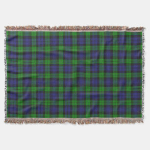 Campbell Clan Tartan Plaid Black Watch Deken