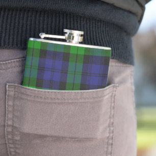 Campbell Clan Tartan Pset Black Watch Heupfles