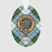 Campbell Crest au-dessus de Tartan (devant)