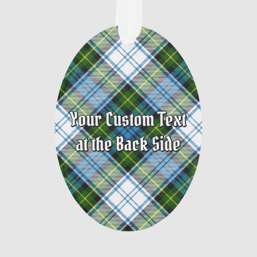 Campbell Crest au-dessus de Tartan (dos)