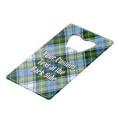Campbell Crest au-dessus de Tartan (Dos Angle)