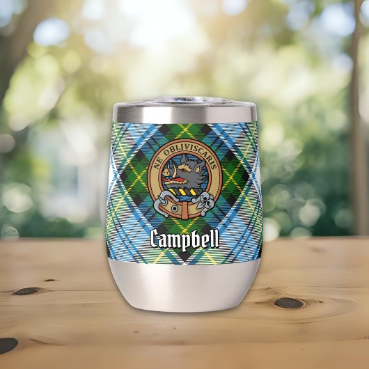 Campbell Crest au-dessus de Tartan