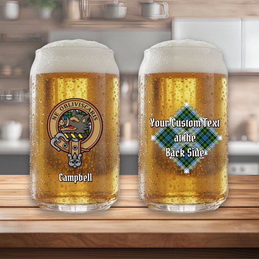 Campbell Crest au-dessus de Tartan