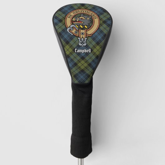 Campbell Crest Golf Head Hoesje Golfheadcover (Voorkant)