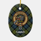 Campbell Crest Keramisch Ornament (Voorkant)