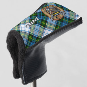 Campbell Crest over Jurk Tartan Golf Head Hoesje Golfheadcover