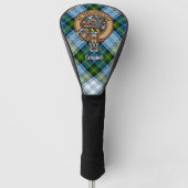 Campbell Crest over Jurk Tartan Golfheadcover (Voorkant)