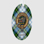 Campbell Crest over Jurk Tartan Ornament (voorkant)
