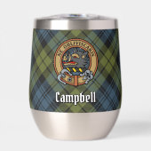 Campbell Crest over Tartan (Voorkant)