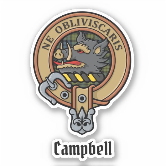 Campbell Crest Sticker (Voorkant)
