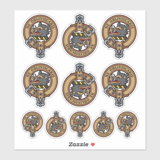 Campbell Crest Sticker (Vel)