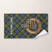 Campbell Crest sur Tartan (Serviette à main)