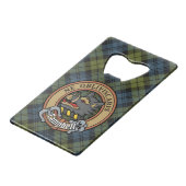 Campbell Crest sur Tartan (Devant Angle)