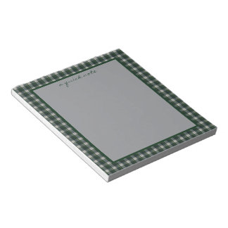 Campbell Dress Modern Original Scottish Tartan  Notitieblok