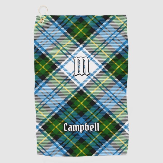 Campbell Dress Tartan Golfhanddoek (Voorkant)