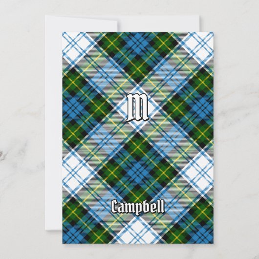 Campbell Dress Tartan Kaart (Voorkant)