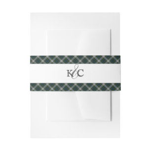 Campbell Dress Tartan Schots geruite patroon Uitnodigingen Wikkel