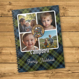 Campbell Familie Foto Collage Notitieboek