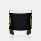 Campbell Gold Clan Badge Whisky Glas (Rechts)