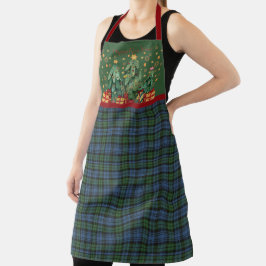 Campbell Oude Originele Tartan Kerstmis Schort