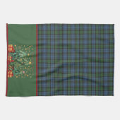 Campbell Oude Originele Tartan Kerstmis Theedoek (Horizontaal)