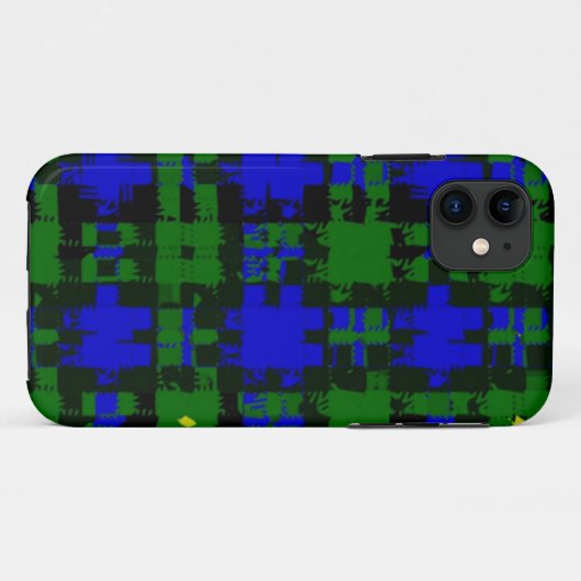 Campbell Plaid Tartan Vector coque iphone (Dos (Horizontal))