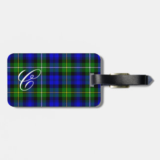 Campbell Pset Tartan Bagagelabel
