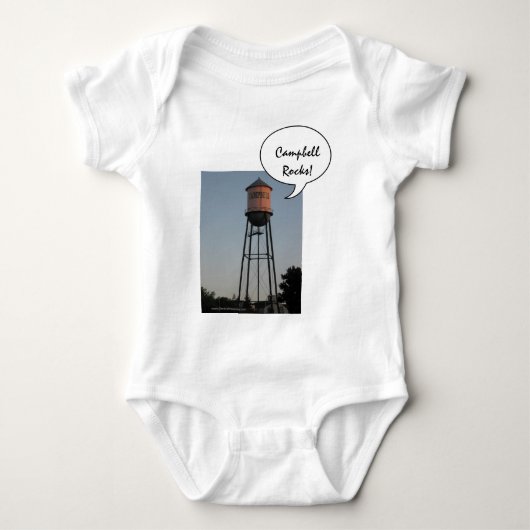 Campbell Rocks. outfit voor Baby Romper (Voorkant)