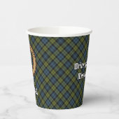 CampBell rust over Tartan Paper Cups Papieren Bekers (Links)