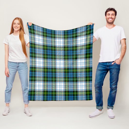 Campbell Schotse Ruit Fleece Deken (In situ)