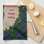 Campbell Scottie Chien Noël Serviette de cuisine (Quart Plié)