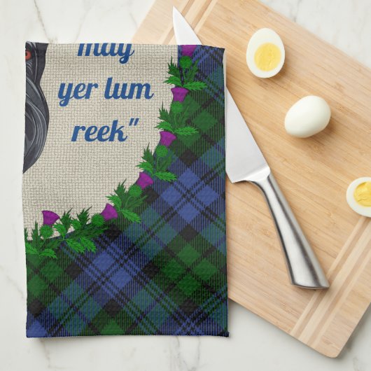 Campbell Scottie Dog Kitchen Towel Theedoek (Quarter Fold)