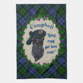Campbell Scottie Dog Kitchen Towel Theedoek (Verticaal)